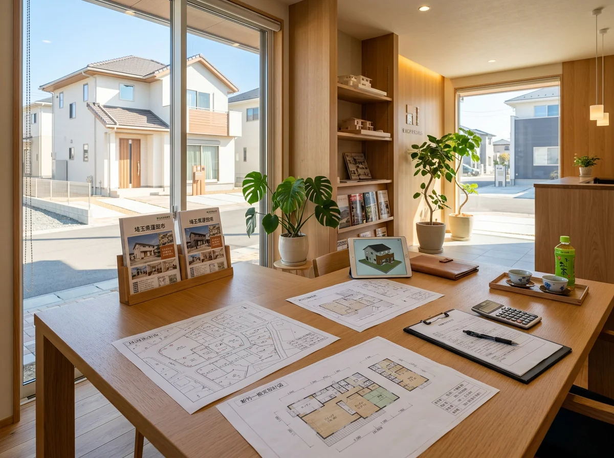 道路に面した明るい新築一戸建ての外観