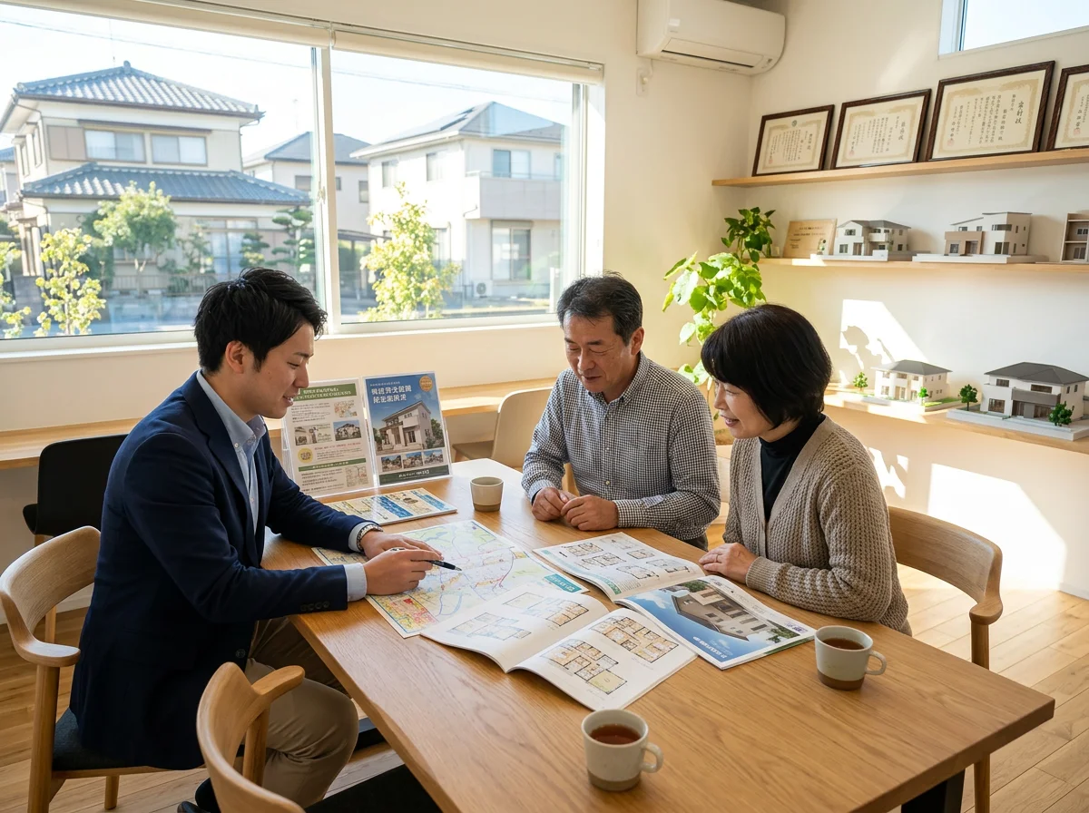 日差しが入る戸建住宅のリビングとダイニング